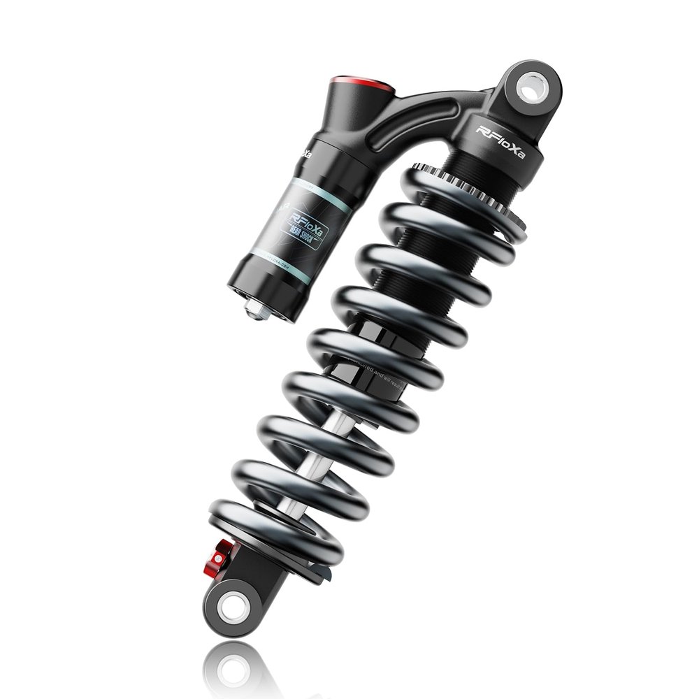 Mountain Bike Rear Shock Rebound/Compression Damping Adjustment Rear Shock Absorber Aluminum Alloy Coil Spring 750 lbs for MTB Bike/E-Bike/Scooters - 190mm (RAZ11AR)