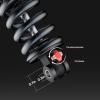 Mountain Bike Rear Shock Rebound/Compression Damping Adjustment Rear Shock Absorber Aluminum Alloy Coil Spring 750 lbs for MTB Bike/E-Bike/Scooters - 190mm (RAZ11AR) view 3