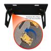 BXKCFYBSQ Station Football Rebound Board,Soccer Training Equipment,Impact Resistant Soccer Training Wall,Adjustable Angle,for Control Passing Shooting Practice view 3