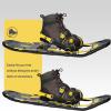 MTTXY Snowshoes for Men Women Youth, Lightweight Aluminum Alloy All Terrain Snowshoes for Hiking, with Telescopic Pole, Storage Clip and Carrying Tote Bag,30inch view 4