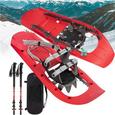 MTTXY Lightweight Terrain Snowshoes Set, Non-Slip Adjustable Snow Shoes,Outdoor Snow Walking Shoes, Flexible Pivot Bar for Women Men Youth,30inch