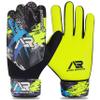 Arsh Sports Soccer Goalie Gloves,Football Goalkeeper Gloves for Kids Boys Youth Children Double Wrist Protection Along 4mm Super Grip Palm (Yellow, Size 4 Suitable for 6-9 Years) view 1