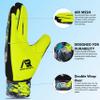 Arsh Sports Soccer Goalie Gloves,Football Goalkeeper Gloves for Kids Boys Youth Children Double Wrist Protection Along 4mm Super Grip Palm (Yellow, Size 4 Suitable for 6-9 Years) view 2