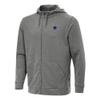 Antigua Men's Heather Black Dallas Cowboys Effortless Full-Zip Hoodie view 1
