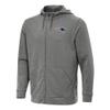 Antigua Men's Heather Black New England Patriots Effortless Full-Zip Hoodie view 1