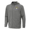 Antigua Men's Heather Black Los Angeles Rams Effortless Full-Zip Hoodie view 1
