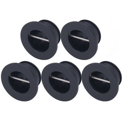 Srliya 5pcs Surf Leash Plug Replacement Round Board Cup Plug for Surfboard Longboard Black, Easy to Carry and Use