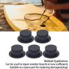 Srliya 5pcs Surf Leash Plug Replacement Round Board Cup Plug for Surfboard Longboard Black, Easy to Carry and Use view 4