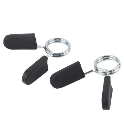 1inch Spring Clip Collars, Dumbbell Spring Clip, for Weight and Dumbbell Handles Exercise Collar Barbell Clip Clamps Dumbbell Lock Collar Bumper Plate, for Standard Barbell