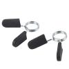 1inch Spring Clip Collars, Dumbbell Spring Clip, for Weight and Dumbbell Handles Exercise Collar Barbell Clip Clamps Dumbbell Lock Collar Bumper Plate, for Standard Barbell view 1