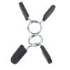 1inch Spring Clip Collars, Dumbbell Spring Clip, for Weight and Dumbbell Handles Exercise Collar Barbell Clip Clamps Dumbbell Lock Collar Bumper Plate, for Standard Barbell view 2