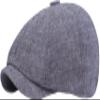 FAZAIQILUO Men's Papen Flat Head Hunting Driver Leisure Sunshade Bailey Windproof Truck Hat Blue view 1