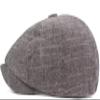 FAZAIQILUO Men's Papen Flat Head Hunting Driver Leisure Sunshade Bailey Windproof Truck Hat Blue view 3