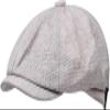 FAZAIQILUO Men's Beret Flat Newspaper Paris Driver Painter Hunting Hat Grey view 2