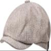 FAZAIQILUO Men's Beret Flat Newspaper Paris Driver Painter Hunting Hat Grey view 3