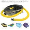 10 L Foot Pump, Bellows Foot Pump with Double Chambers, Deluxe High Volume and High Pressure, Max 15 PSI for Inflatable Air Pump for Canoe Kayak Raft Rubber Boat view 3