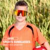 AAROX Sports Sunglasses Men-Women, Vipers Sunglasses for Mens Anti-UV Youth Baseball Softball Glasses Ages 12 & Up (PA-06) view 2