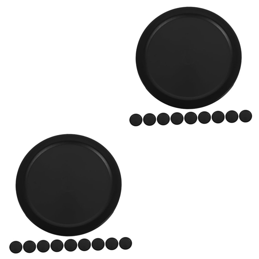 VICASKY 20pcs Hockey Accessories Ice Hockey Pucks Replacement Swing Sports Pucks Piece Table for Desktop
