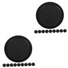 VICASKY 20pcs Hockey Accessories Ice Hockey Pucks Replacement Swing Sports Pucks Piece Table for Desktop view 1