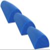 CanDo Blue PE Foam Rollers for Fitness, Exercise Muscle Restoration, Massage Therapy, Sport Recovery and Physical Therapy for Homes, Clinics, and Gyms 6" x 36" Half-Round (Pack of 3) view 1