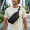ApeX Sling Bag  Odor Proof Crossbody EDC Bag with 6-Layer Carbon Lining, 1680D Cordura Ballistic Nylon, Tamper-Proof Zippers, Magnetic Buckle, Adjustable Strap view 2