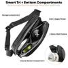 ApeX Sling Bag  Odor Proof Crossbody EDC Bag with 6-Layer Carbon Lining, 1680D Cordura Ballistic Nylon, Tamper-Proof Zippers, Magnetic Buckle, Adjustable Strap view 4
