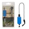 Srliya 3PCS Fishing Alarm Chain Tools Iron Acrylic Portable Fishing Bobbins Hangers Bite Indicator Alerter for Outdoor (Blue) view 4