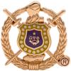 Omega Psi/ Phi 3D Shield Lapel Pin [Gold - 1"] - ID#4289 view 1