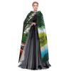 MUFLVDX Lake With Boats Canoes Park Unisex Hooded Robe Cloak Halloween Cool Cosplay Witch Costume Adults Cloak Party Cape view 3