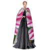MUFLVDX Pink And White Flower Unisex Hooded Robe Cloak Halloween Cool Cosplay Witch Costume Adults Cloak Party Cape view 3