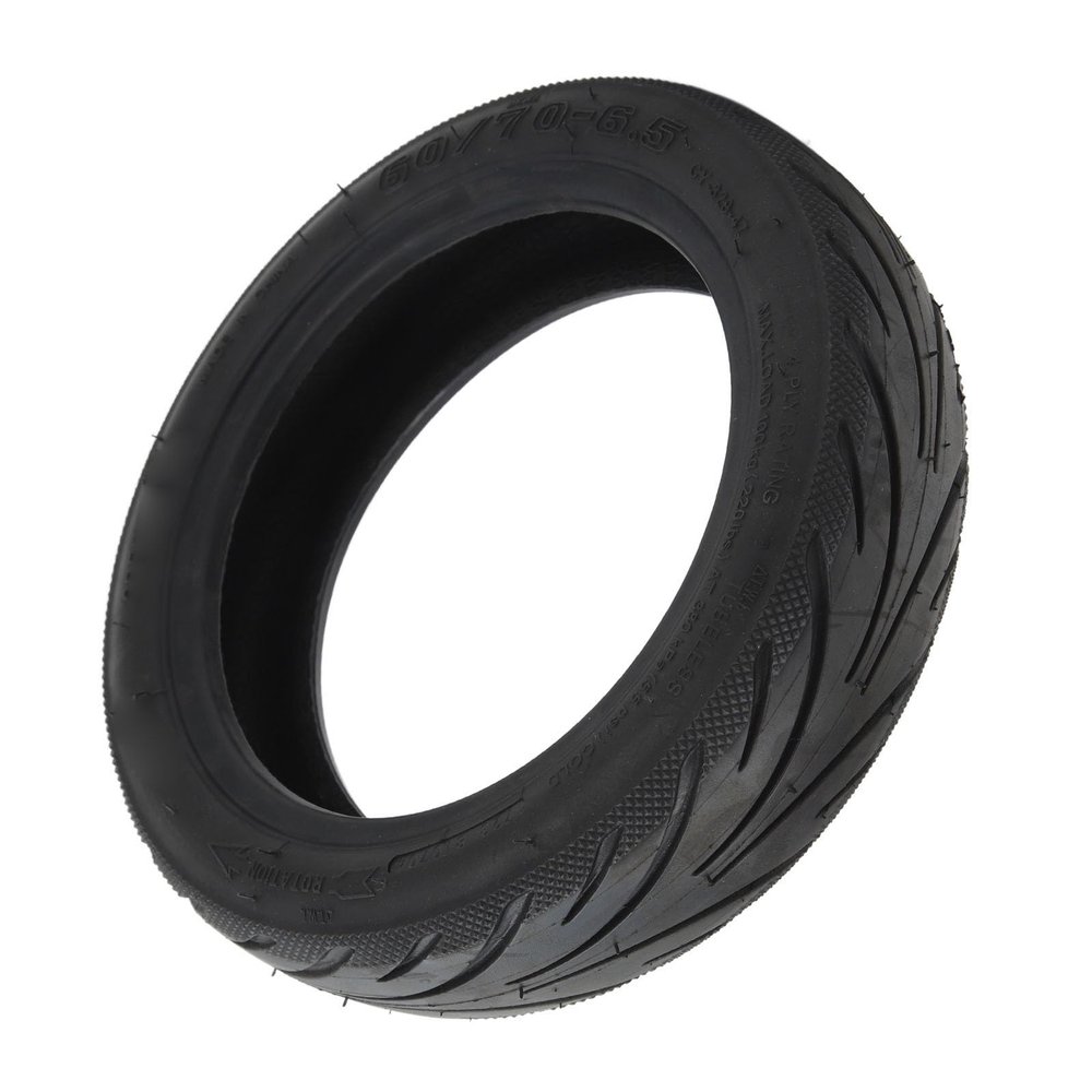 60 70~6.5 Electric Scooter Vacuum Tire Rubber Shock Absorption Electric Scooter Off Road Wheel Accessory for Replacement