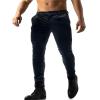 Abborora Mens Jogging Velvet Pants Athletic Running Sweatpants Casual Hip Hop Trousers (3X-Large,Black)