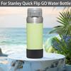 2 Pcs Silicone Boot Sleeve Compatible Stanley Quick Flip GO Water Bottle,for Stanley Quick Flip GO Water 36oz Bottle Boot.Avoid Scratches and Noise (Black, 36oz) view 2