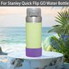 2 Pcs Silicone Boot Sleeve Compatible Stanley Quick Flip GO Water Bottle,for Stanley Quick Flip GO Water 36oz Bottle Boot.Avoid Scratches and Noise (Purple, 36oz) view 2