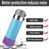 2 Pcs Silicone Boot Sleeve Compatible Stanley Quick Flip GO Water Bottle,for Stanley Quick Flip GO Water 36oz Bottle Boot.Avoid Scratches and Noise (Purple, 36oz) view 3