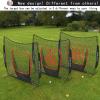 Baseball & Softball Batting Net,Pitching Net (7 x 7 ft), with 9-Hole Target Hole Strike Zone, with Carry Bag,for Kids and Adults of All Skill Levels view 4