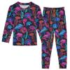 ALAZA Jellyfish Coral Starfish 2 Piece Pajama Set Long Sleeve Top and Pants Sleepwear Unisex 6Y view 1