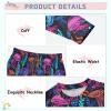 ALAZA Jellyfish Coral Starfish 2 Piece Pajama Set Long Sleeve Top and Pants Sleepwear Unisex 6Y view 4