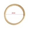 Wing Chun Wooden Practice Rings - Premium Quality Set, Inner Dia 28cm view 3