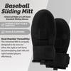 HISTARSTORE5 Baseball Sliding Mitt Universal Right or Left Hand Baseball Sliding Glove Sliding Mitt Youth & Adult Sizes,Neoprene,Adjustable Wrist Compression Strap (Black Blue,Adult) view 2