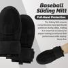 HISTARSTORE5 Baseball Sliding Mitt Universal Right or Left Hand Baseball Sliding Glove Sliding Mitt Youth & Adult Sizes,Neoprene,Adjustable Wrist Compression Strap (Black Blue,Adult) view 3