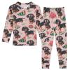 ALAZA Dachshund Dog Waterlemon 2 Piece Pajama Set Long Sleeve Top and Pants Sleepwear Unisex 18M Multicolor view 1