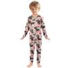 ALAZA Dachshund Dog Waterlemon 2 Piece Pajama Set Long Sleeve Top and Pants Sleepwear Unisex 18M Multicolor view 3