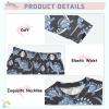 ALAZA Dinosaur Baseball Leaf 2 Piece Pajama Set Long Sleeve Top and Pants Sleepwear Unisex 8Y view 4