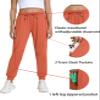 Rrosseyz Womens Joggers with Pockets-Quick Dry Lightweight Workout Athletic Sweatpants for Yoga Casual Pants(Walnut Brown,XL) view 4