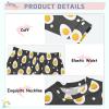 ALAZA Fried Eggs Polka Dot 2 Piece Pajama Set Long Sleeve Top and Pants Sleepwear Unisex 6Y Multicolor view 4