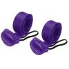 PATIKIL 75 Inch Rod Sock, 2 Pcs Fishing Rod Sleeve Cover Braided Mesh Pole Protector Gloves Fishing Tools Flat End for Spinning Fishing Rod Fly Rod Ice Rod Casting Rod, Purple view 1