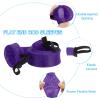 PATIKIL 75 Inch Rod Sock, 2 Pcs Fishing Rod Sleeve Cover Braided Mesh Pole Protector Gloves Fishing Tools Flat End for Spinning Fishing Rod Fly Rod Ice Rod Casting Rod, Purple view 3