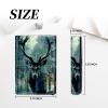 Mxfdegf Credit Card Holder Aluminum Auto Pop Up Wallet, Slim Minimalist Credit Card Holder For Men and Women, Leather Card Case Front Pocket Trifold Wallet RFID Blocking Wallets,Deer -1375 view 2