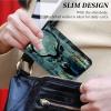 Mxfdegf Credit Card Holder Aluminum Auto Pop Up Wallet, Slim Minimalist Credit Card Holder For Men and Women, Leather Card Case Front Pocket Trifold Wallet RFID Blocking Wallets,Deer -1375 view 4